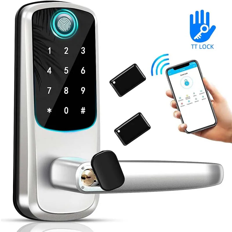 CIEPOJIT Smart Lock 5 In 1 Door Lock Biometric Control