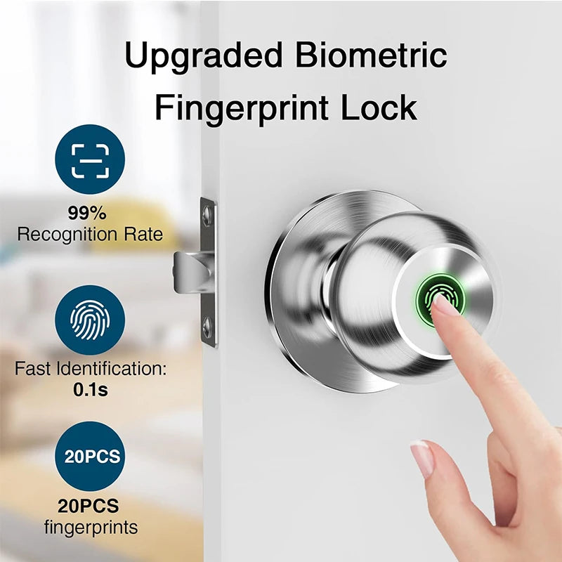 CIEPOJIET Fingerprint Lock for Tuya Smart Lock Bluetooth