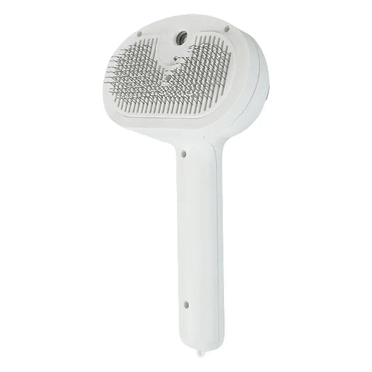 Cat Grooming Brush with Release Button Massage Grooming Brush Rechargeable Spray for Dogs and Cats